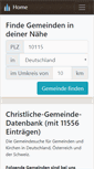 Mobile Screenshot of christliche-gemeinden.eu